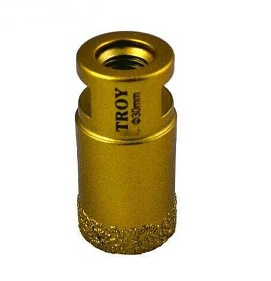 TROY 30 mm Avuç Taşlamalar için Seramik Kuru Elmas Delici