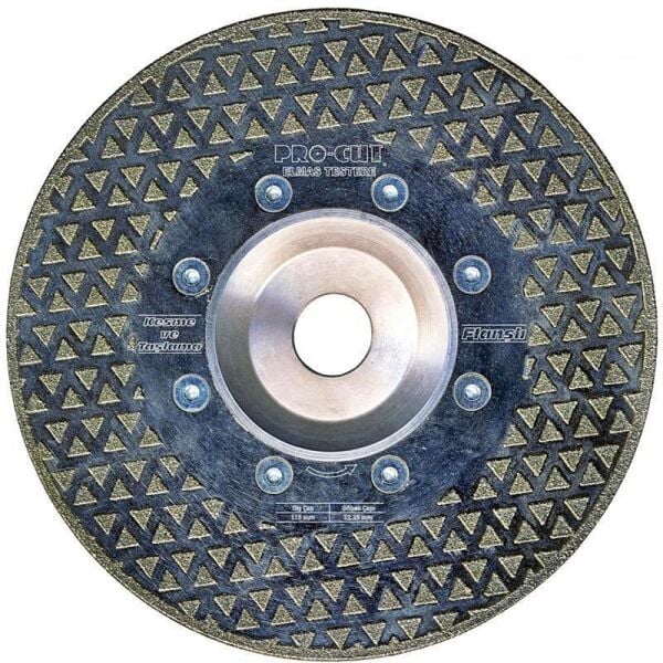 Pro-Cut 115 mm Granit Mermer Kesme ve Taşlama Flanşlı M14