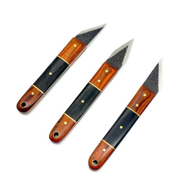 Ahşap İşaretleme Bıçağı Seti 3 Parça | Marangoz Keserek İşaretleme Bıçakları | LUBAN Rox Wood 0056