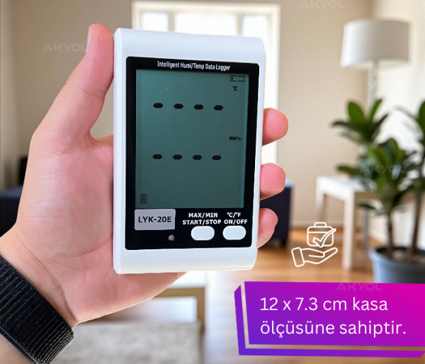 LYK 20E Sıcaklık ve Nem Kayıt Cihazı Datalogger