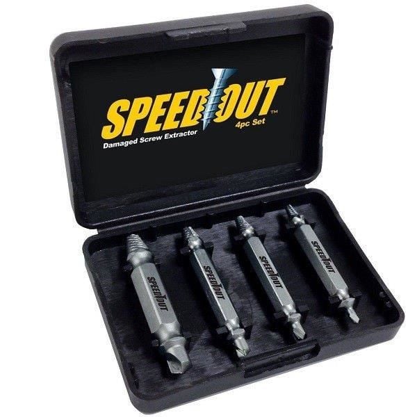 Hasarlı Vida Çıkarıcı Seti | Yalama Vida Sökme Ucu 4’lü | Speed Out Vida Çıkartma Aparatı