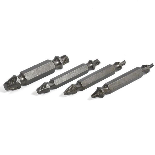 Hasarlı Vida Çıkarıcı Seti | Yalama Vida Sökme Ucu 4’lü | Speed Out Vida Çıkartma Aparatı