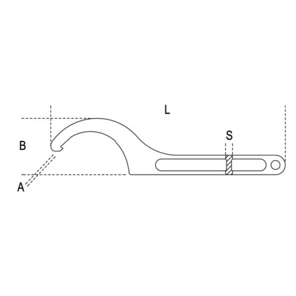 Beta 99 Tırnaklı Ay Anahtar 135-145mm