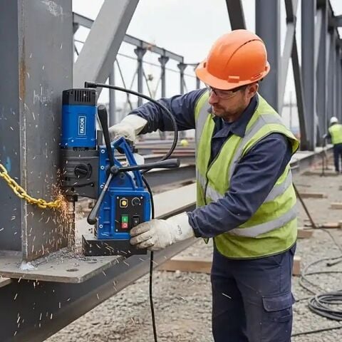Factor OMT65K Kılavuz Çekme Özellikli Profesyonel Manyetik Matkap 65 mm