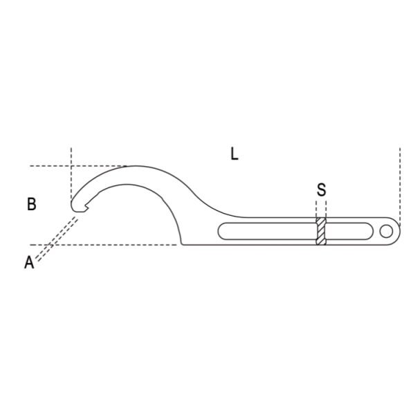 Beta 99 Tırnaklı Ay Anahtar 155-165mm