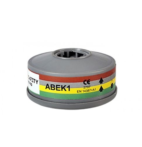 Max Safety YYM-100 Yarım Yüz Maskesi İçin ABEK - 1 Filtre