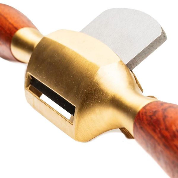 Yuvarlak Taban Bronz Pastarangula | Kavisli Ahşap Yüzey Şekillendirme Rendesi | LUBAN Rox Wood 0053