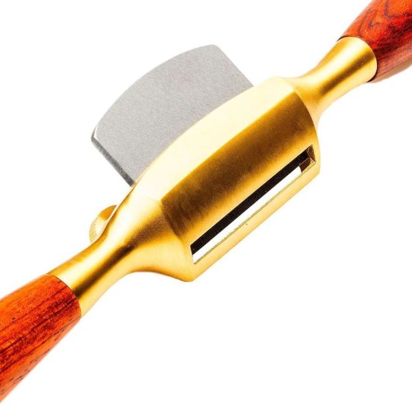 Yuvarlak Taban Bronz Pastarangula | Kavisli Ahşap Yüzey Şekillendirme Rendesi | LUBAN Rox Wood 0053