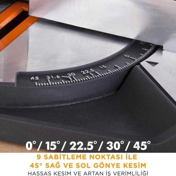 Evolution R210CMS Bileşik Gönye Kesme Makinesi 210 mm | 1200 W, 2750 Dev/Dak Profesyonel