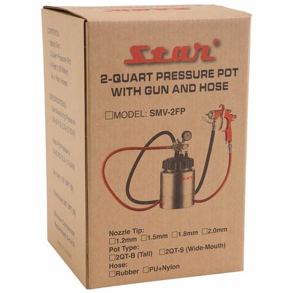 Star ST2HT Basınçlı Tank Karıştırıcısız 2 lt.