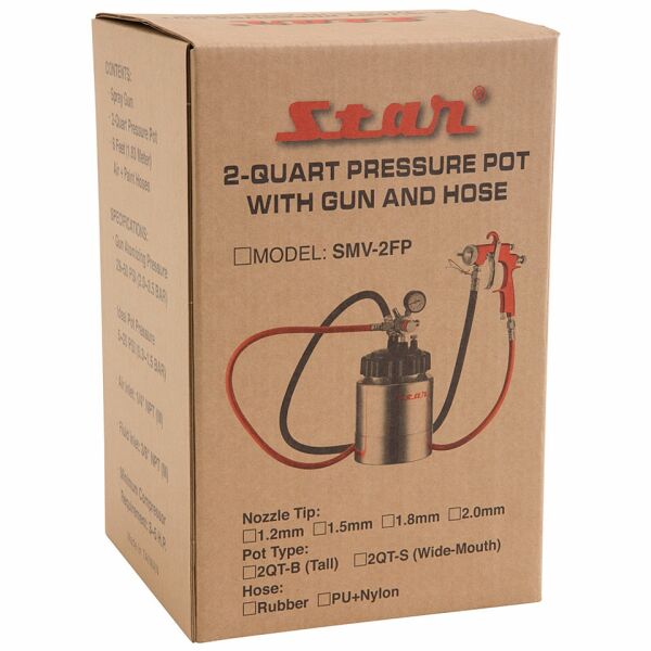 Star ST2HT Basınçlı Tank Karıştırıcısız 2 lt.
