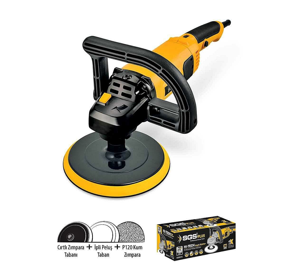 SGS SGS5115 Kademeli Polisaj Makinası 1400 Watt / 180 mm