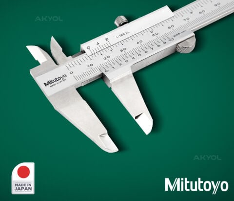 Mitutoyo 530-115 Profesyonel Hassas Mekanik Kumpas 0-300mm