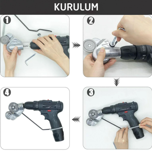 Rox 0185 Matkap Için Metal Plaka ve Sac Kesme Aparatı