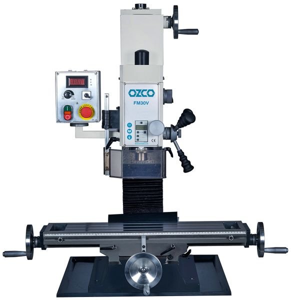 Ozco FM30V Masaüstü Freze Makinası Sağ/Sol Dönüş 32 mm