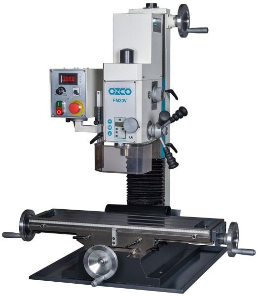 Ozco FM30V Masaüstü Freze Makinası Sağ/Sol Dönüş 32 mm