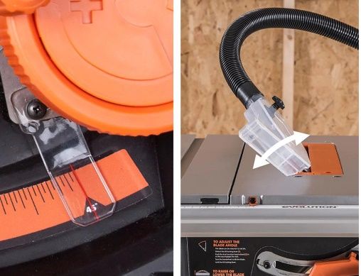 Evolution RAGE5-S Tablalı Kesme Tezgahı 255 mm | Çok Fonksiyonlu Ahşap, Metal, Plastik Gönye Testere