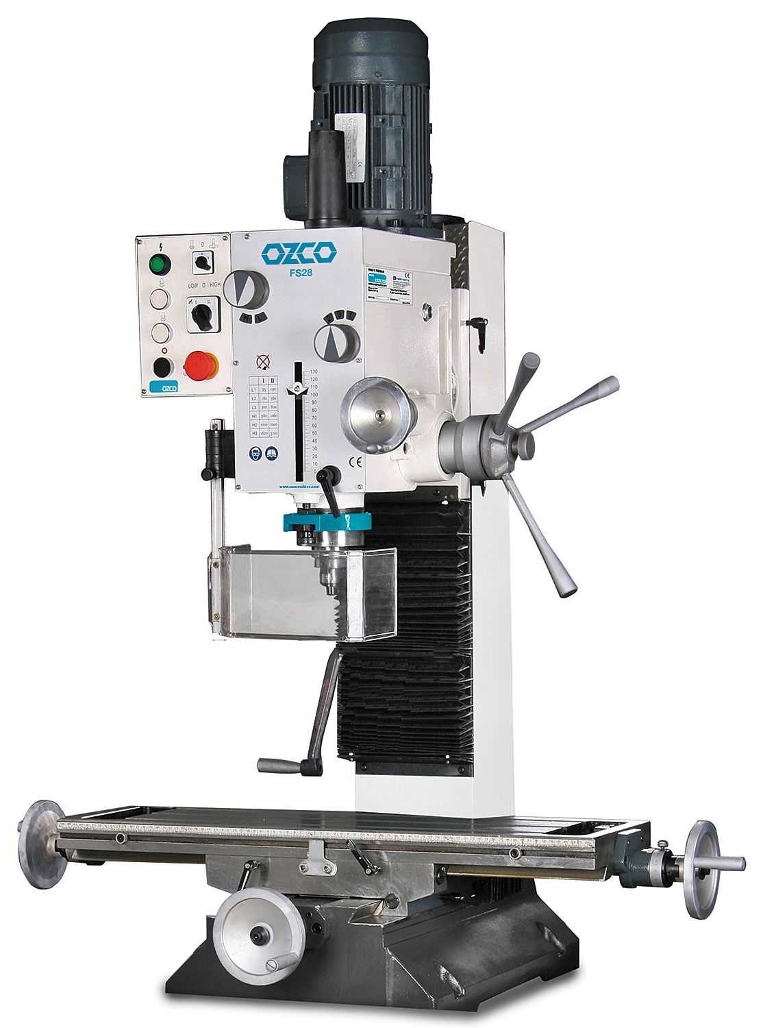 Ozco FS28 Masaüstü Tezgah Freze Makinası