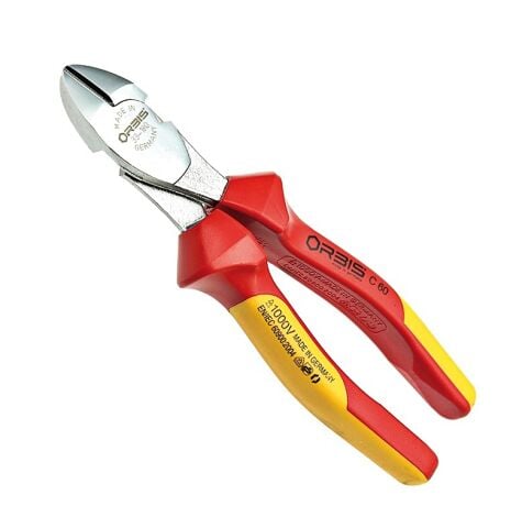 Orbis 33-200 VDE 1000V İzoleli Ağır Hizmet Uzun Şaft Yan Keski 200 Mm