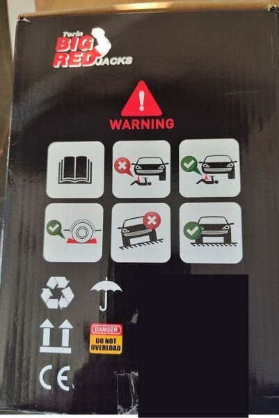 Bigred TR90804 Şişe Kriko 8 Ton Karton Kutulu