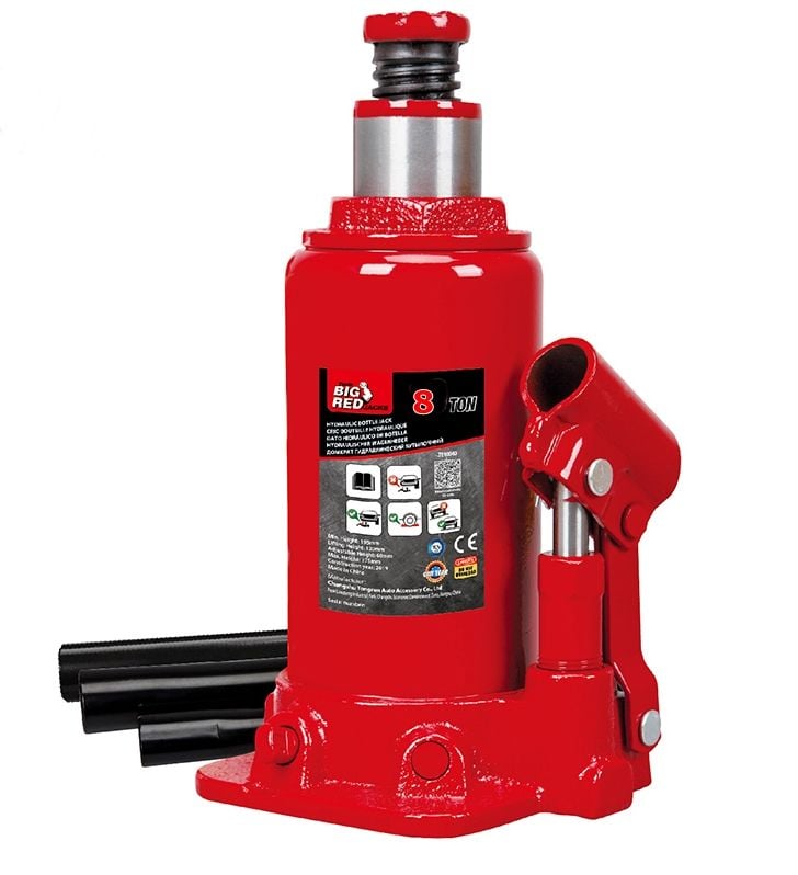 Bigred TR90804 Şişe Kriko 8 Ton Karton Kutulu