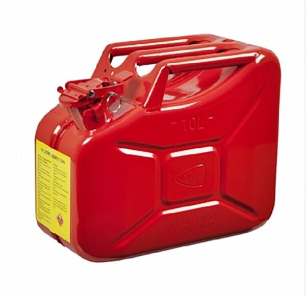 Knc Metal Yakıt Bidonu 10 lt. Kırmızı