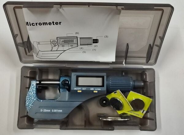 BTS 03106 Dijital Mikrometre 0-25 mm