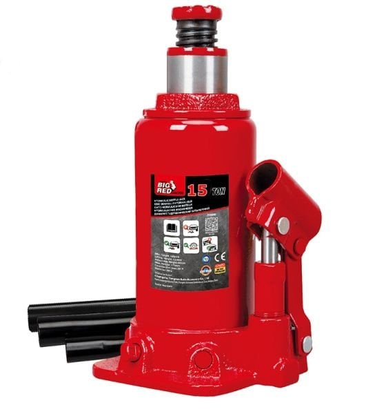 Bigred TR91504 Şişe Kriko 15 Ton Karton Kutulu