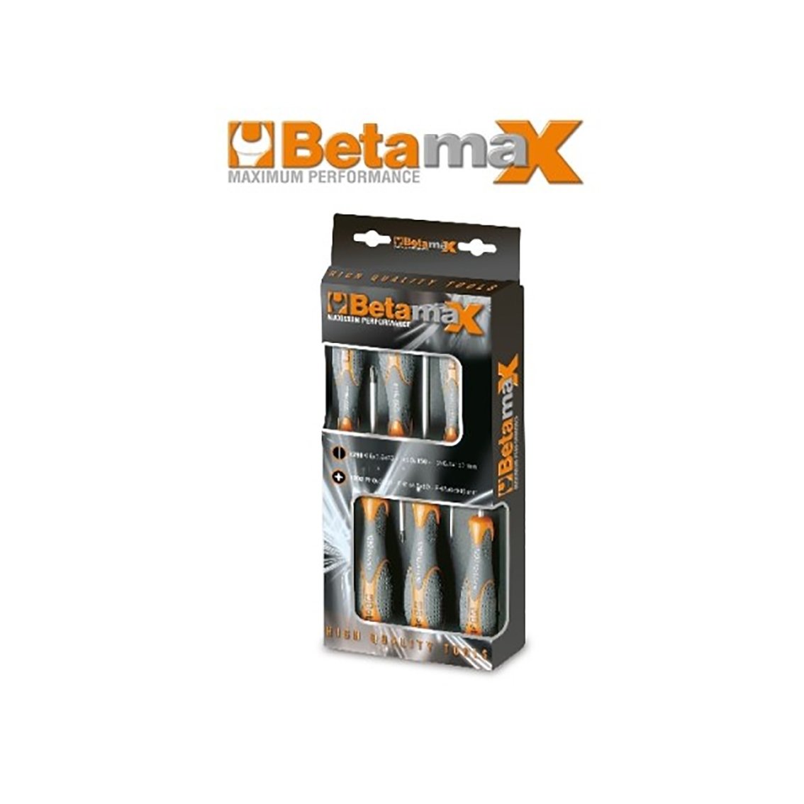 Beta 1293/D8 Düz Yıldız Tornavida Takımı 8 Parça