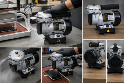 Magicbrush CP-201 Airbrush Kompresör 1/6 HP – Profesyonel ve Sessiz Performans