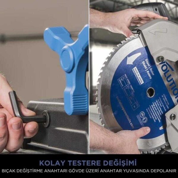 Evolution S355CPS Metal Profil Kesme Testeresi 355 mm | Endüstriyel Güçlü Hassas ve Hızlı Kesim