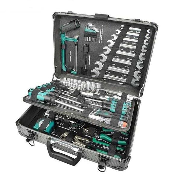 Mannesmann 29079 Alüminyum Çantalı Profesyonel Alet Seti 133 Parça | Lokma Anahtar & El Aletleri Komple Set