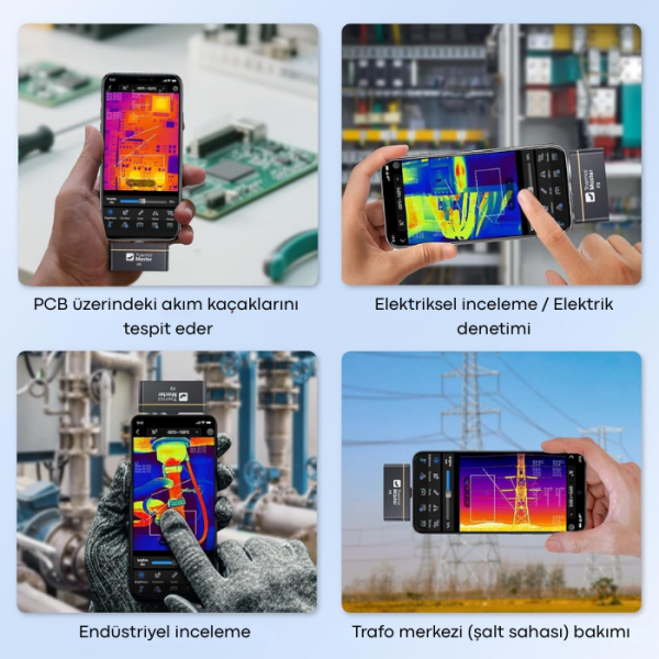 Thermal Master P3 Mobil Termal Kamera | iOS Android PCB ve Elektrik Analizi
