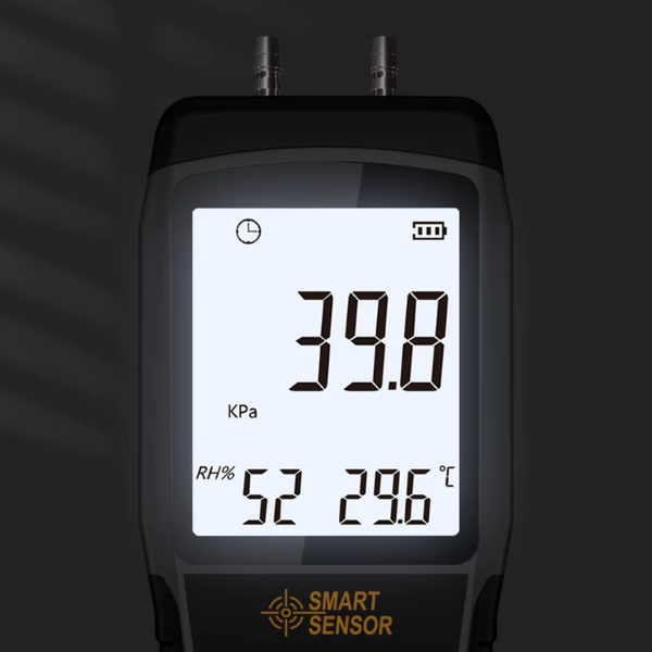 Smart Sensor AS511B Dijital Fark Basınç Manometresi 29.9 PSI | Diferansiyel Basınç Ölçümü