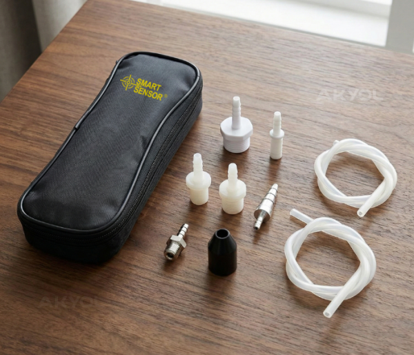 Smart Sensor AS511B Dijital Fark Basınç Manometresi 29.9 PSI | Diferansiyel Basınç Ölçümü