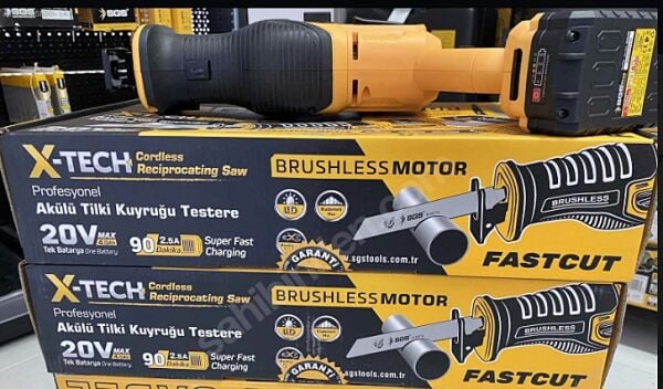 SGS 5565 Akülü Tilki Kuyruğu Testere Seti 20V - 4,0 Ah x 185 mm