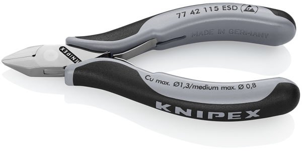 Knipex 77 42 115 ESD Elektronikçi Yan Keski 115 mm Profesyonel