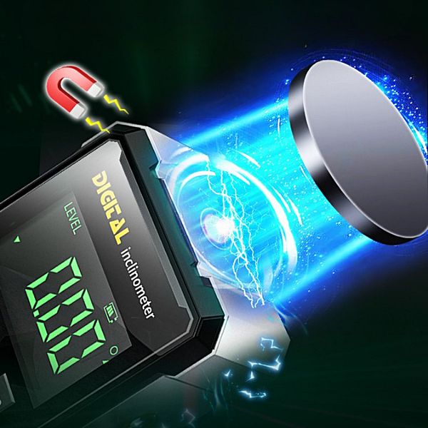 Loyka 5521 Dijital Açı Ölçer ve Eğim Ölçer 4x90° – 0.05° Çözünürlük, Lazerli, Şarjlı Type-C Profesyonel İnklinometre