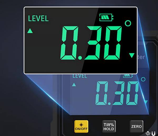 Loyka 5521 Dijital Açı Ölçer ve Eğim Ölçer 4x90° – 0.05° Çözünürlük, Lazerli, Şarjlı Type-C Profesyonel İnklinometre