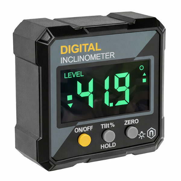 LYK-5315-90C Dijital Eğim Ölçer Mıknatıslı | 4×90° Hassas Açı Ölçüm Cihazı