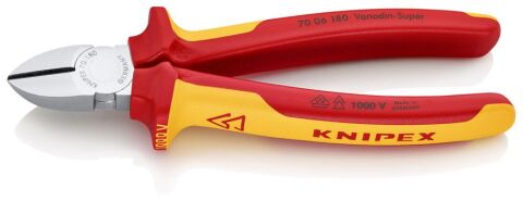 Knipex 7006180 VDE Yan Keski 180 mm(Kopya)