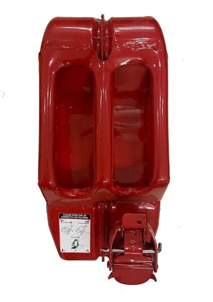 Knc Kırmızı Metal Yakıt Bidonu 20 Litre