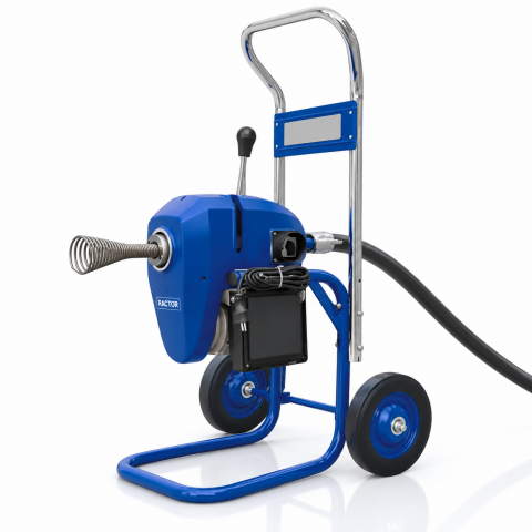 Factor CCE1100H 1100 W Ağır Tip Elektrikli Kanal ve Gider Açma Makinesi 50–200 mm
