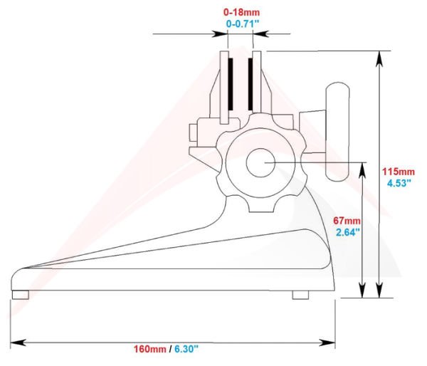 Dasqua 7111-1105 Mikrometre Standı