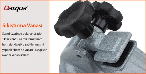 Dasqua 7111-1105 Mikrometre Standı