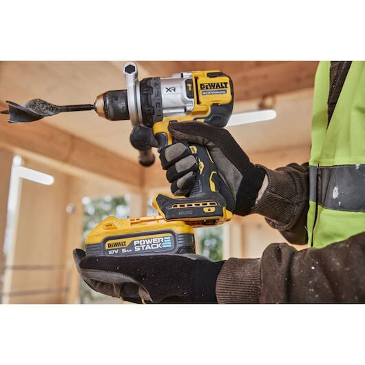 Dewalt DCD1007NT 18V Li-Ion Kömürsüz Darbeli Matkap (Aküsüz) – Profesyonel Kullanım
