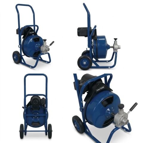 Factor CCA390H Elektrikli Tamburlu Gider Açma Makinesi 390W - Ø 32-100 mm