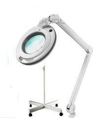 Loyka Ayarlanabilir Ayaklı 90 Led Işık Seviyeli Masaüstü Büyüteç 8X