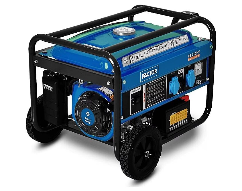 Factor KGL3500CE Benzinli Jeneratör 3,5 kVA , Marşlı Çalıştırma