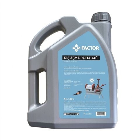 Factor CA2301 Profesyonel Diş Açma ve Pafta Yağı 5 Litre - Boru Diş Açma Yağı